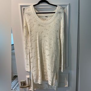 Free People Ivory Sweater Dress